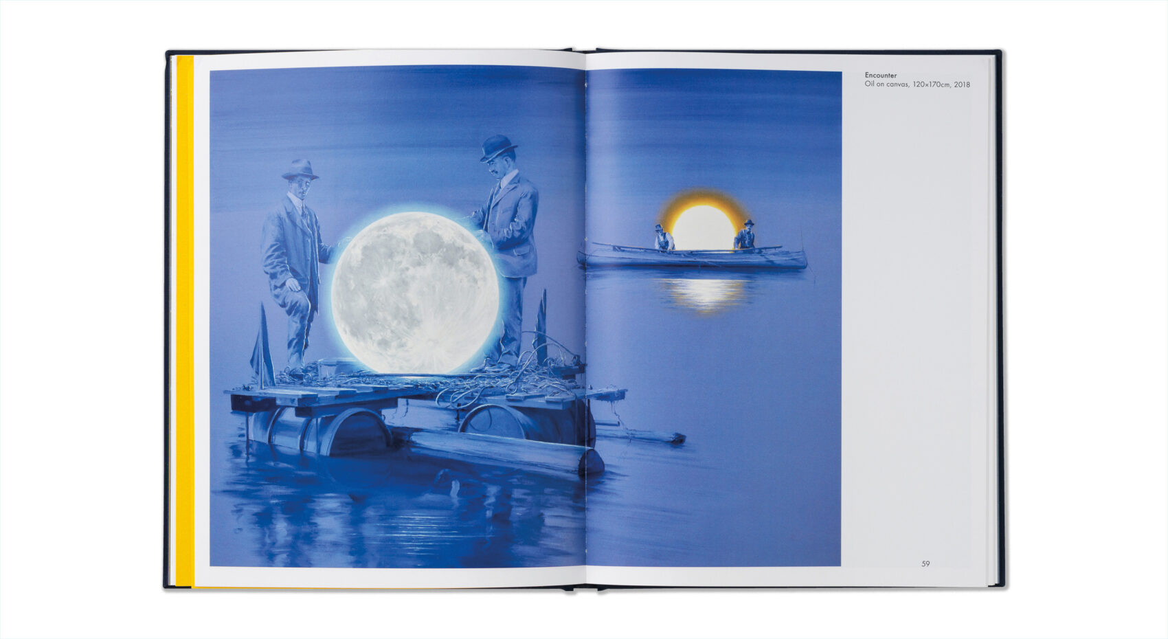 Discover the design of Celestial, a 112-page art book by Paco Pomet. Designed by VIKA using sustainable materials, unique paper stocks, Futura typography and cosmic sequencing to reflect the Sun and Moon. Celestial by Paco Pomet – Limited edition art book designed by VIKA Books, featuring sustainable materials, midnight blue foil, and Pantone blue celestial charting. Design: VIKA Books – VIKA is an award-winning designer of artist-led books and interactive publications. Known for concept-driven print and digital work, her practice centres visual narrative, accessibility, and sustainable design.